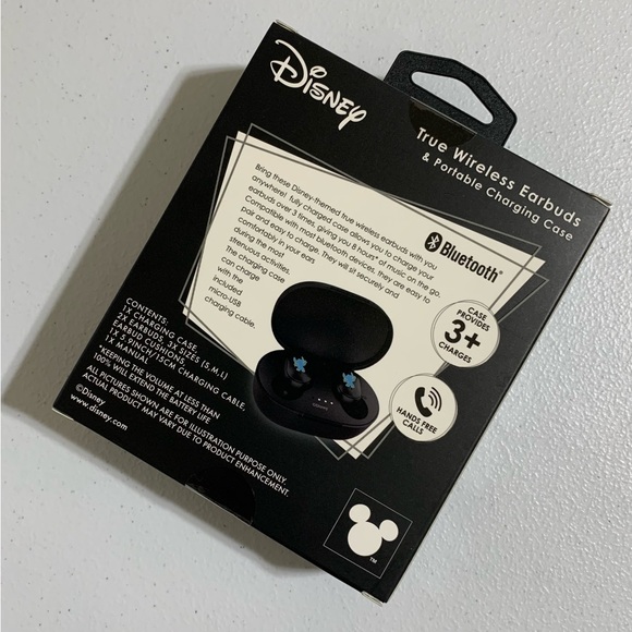 Disney Lilo & Stitch True Wireless Earbuds & Portable Charging Case-New in Box - Picture 6 of 10